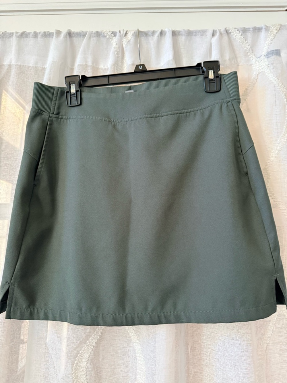 Women's Mini Skirt in Dark Green